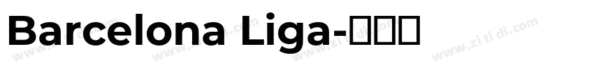 Barcelona Liga字体转换